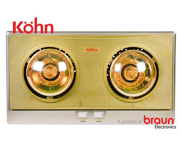 Đèn sưởi nhà tắm Braun Kohn KN02G