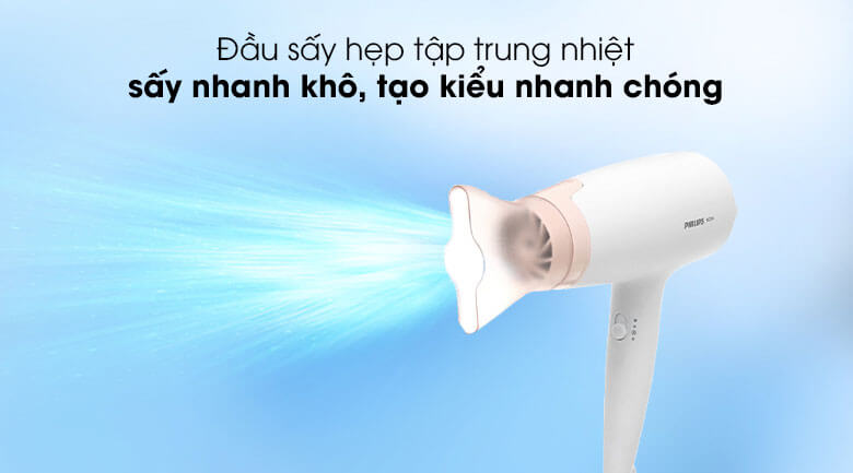 Máy sấy tóc philips bhd300/10 5 Đầu sấy hẹp có thể tạo kiểu nhanh