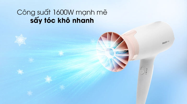 Máy sấy tóc philips bhd300/10 3 Công suất mạnh sấy tóc nhanh khô