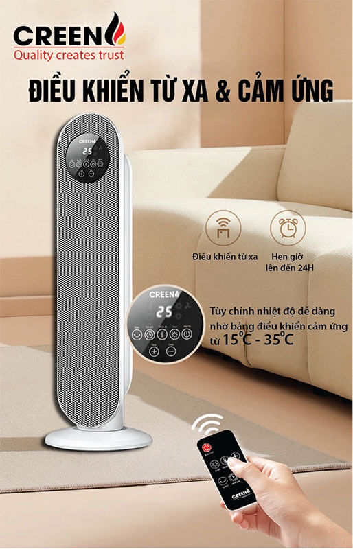 Điều khiển tùy chỉnh nhiệt độ thông minh 