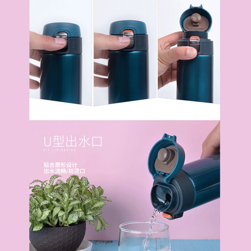 Bình giữ nhiệt tiger nắp bật mmj-a601 0,6l 3 màu 5 khóa an toàn, nắp bật dễ dàng