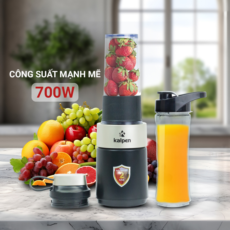 Máy xay sinh tố kalpen b6 4 công suất 700w thì xay nhanh chóng