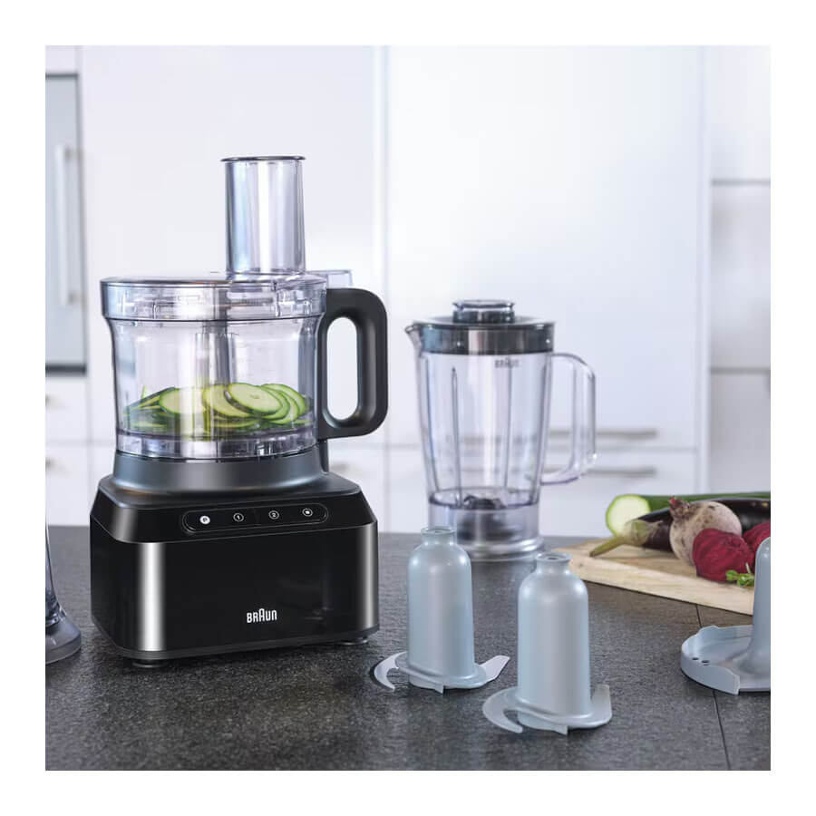 Máy xay cắt lát đa năng Braun FP3132BK 1