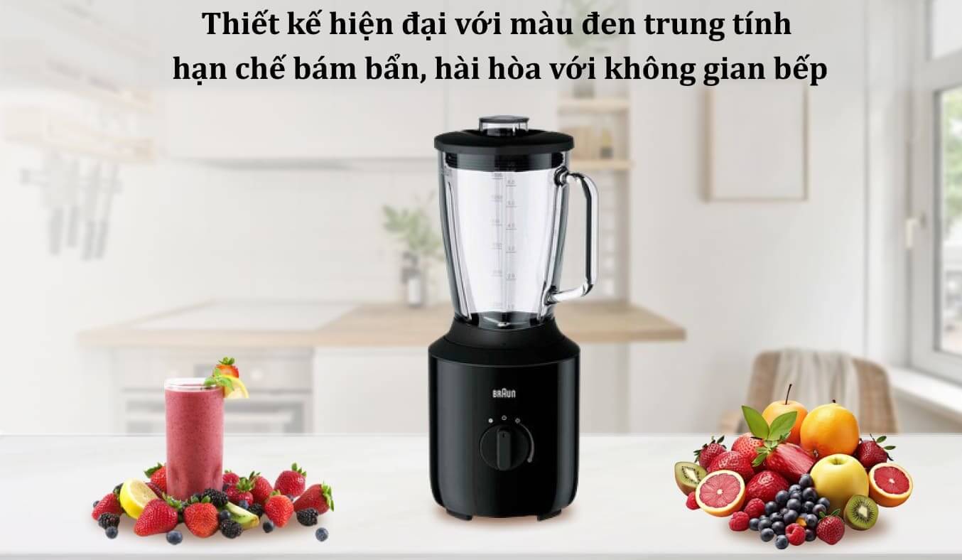 Máy xay sinh tố braun jb3150bk 3 Máy xay sinh tố Braun JB3150BK 1