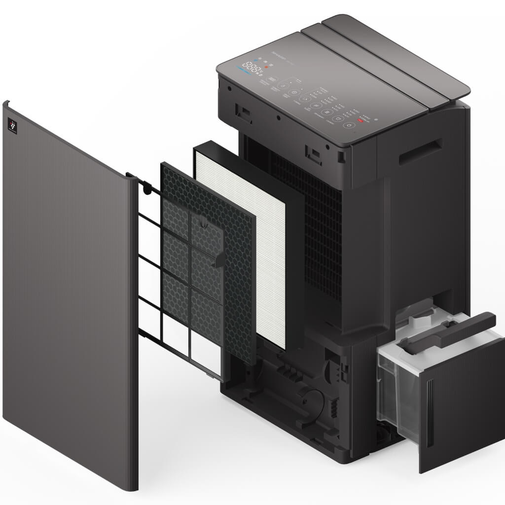 Máy hút ẩm lọc không khí Sharp DW-T30FV-H